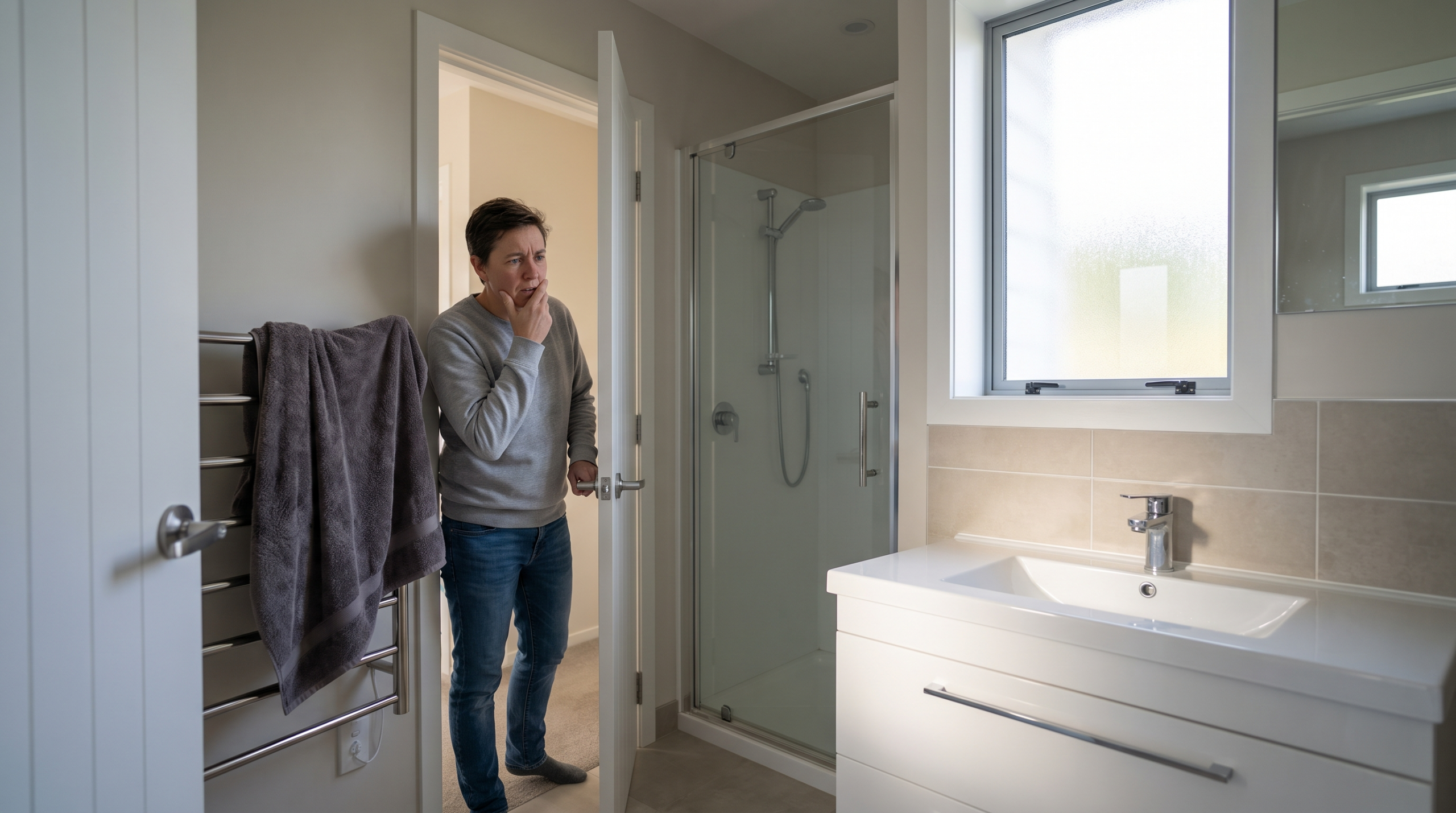 Bathroom smells bad after cleaning